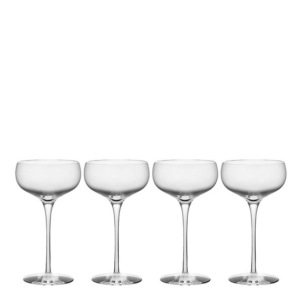 Kosta Boda - Nutid coupeglass 26 cl 4 stk