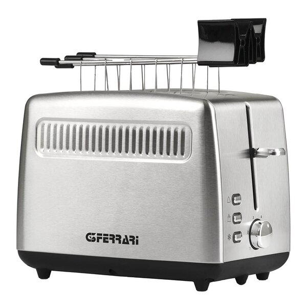 G3 Ferrari Tramezzo brødrister 2 skirver rutsfritt stål