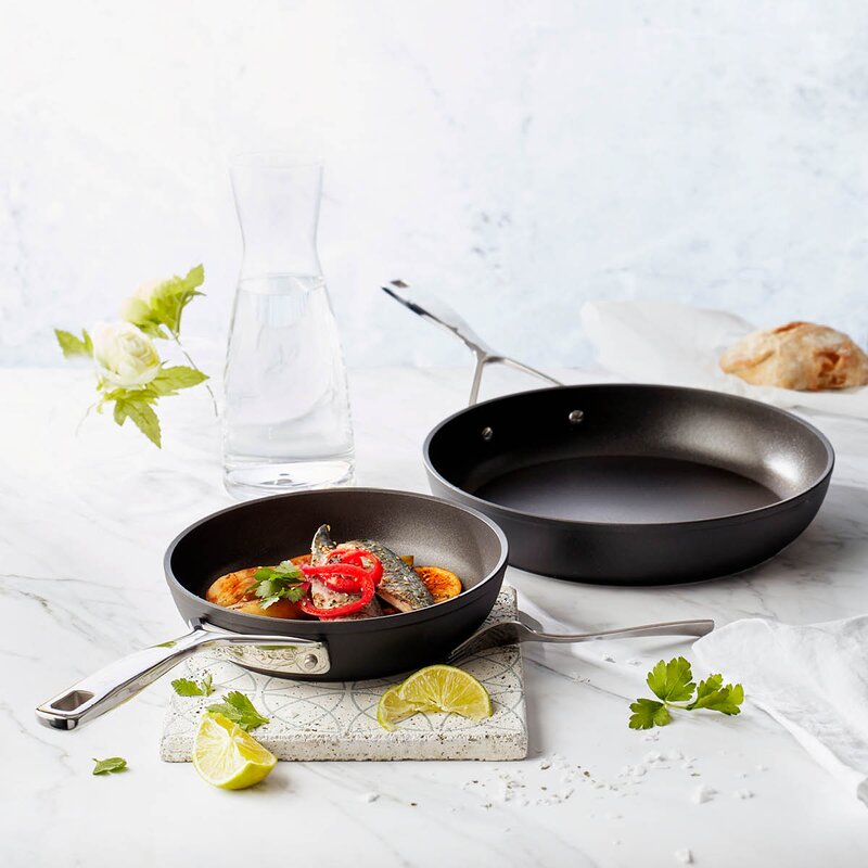 Demeyere Alu Pro 5 Ceraforce stekepannesett 24+28 cm keramisk