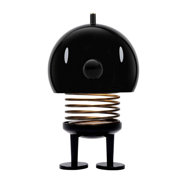 Hoptimist Bumble LED lampe stor 15 cm svart/stål