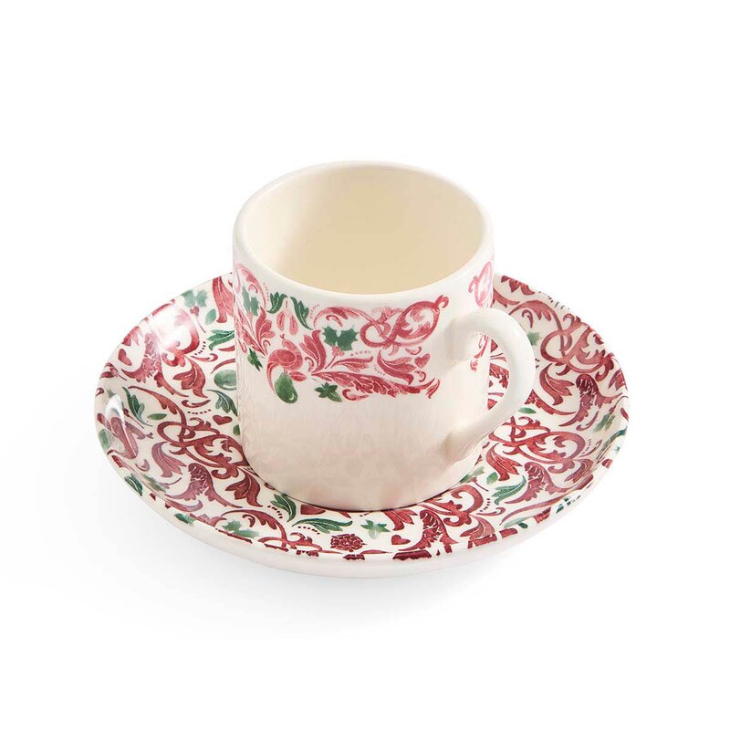 Spode Christmas Tree Yuletide espressokopp med skål 2 stk