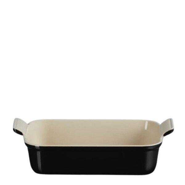Le Creuset - Heritage rektangulær ildfast form 26x19 cm black