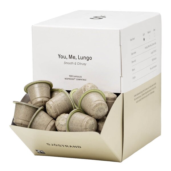 Sjöstrand You Me Lungo kaffekapsler 100 stk