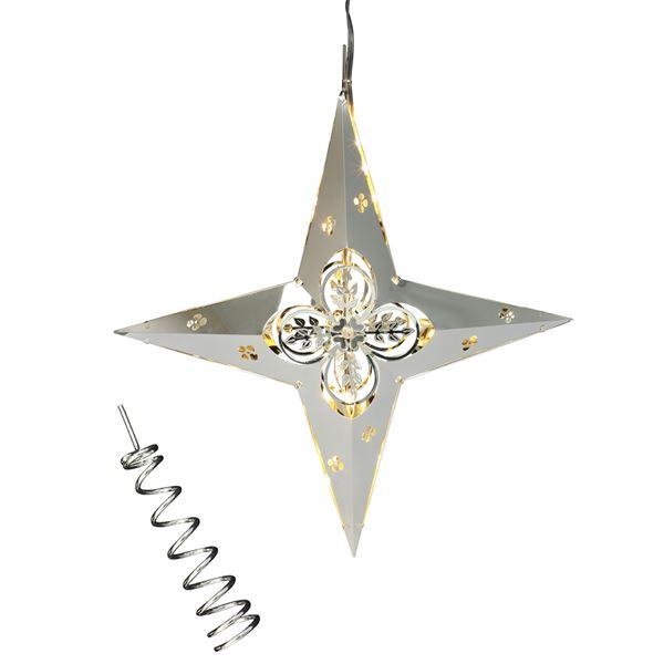 Jette Frölich Julepynt top & hanging star with flowers