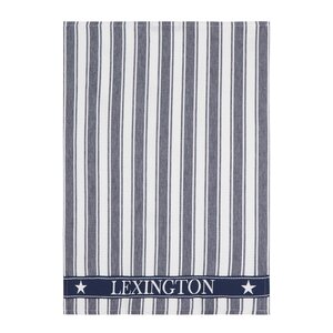 Lexington Icons kjøkkenhåndkle stripet vaffelstruktur 70x50 cm dress blå/hvit