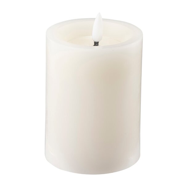 Edelweiss LED kubbelys 7,5x10 cm ivory
