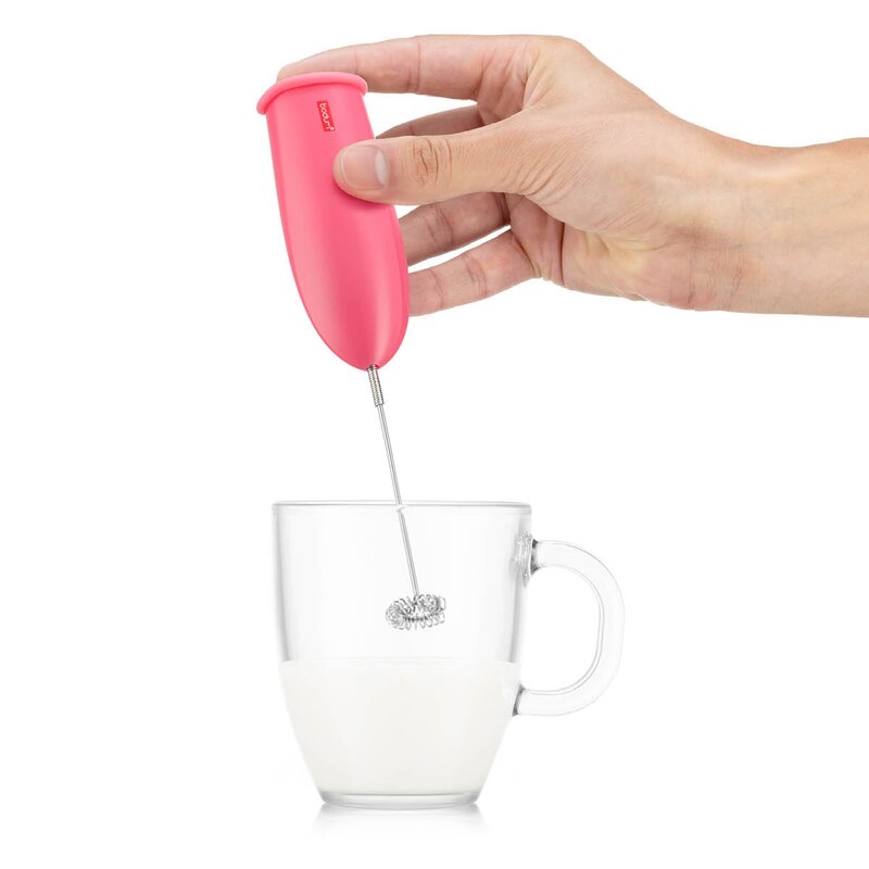 Bodum Schiuma melkeskummer rosa