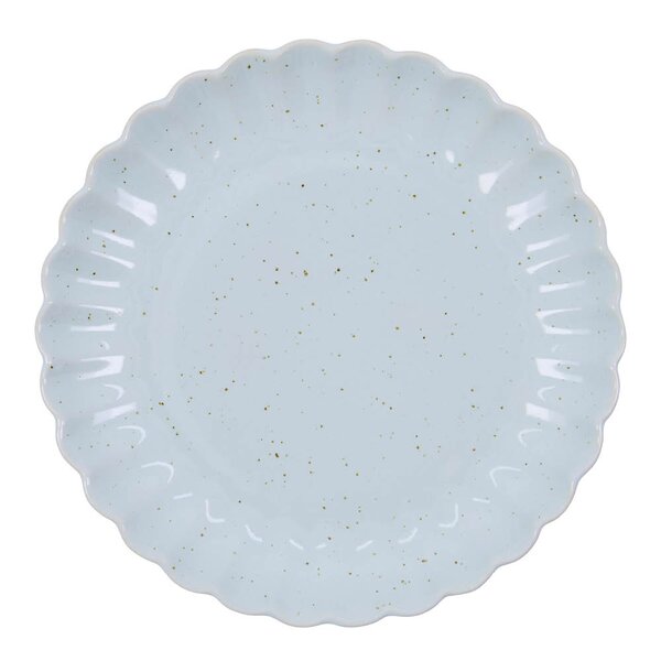 House Doctor Scallop tallerken 20 cm lyseblå