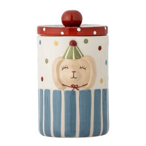 Bloomingville MINI Party krukke med lokk 17,5 cm flerfarget