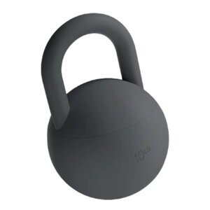 Bala Kettlebell 4,54 kg kullgrå