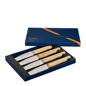 Opinel Table Bois bestikksett 4 deler Facette ask