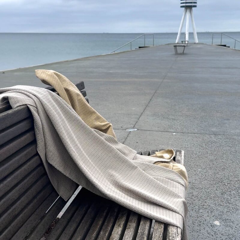 The Organic Company Wellness badelaken 165x110 cm khaki