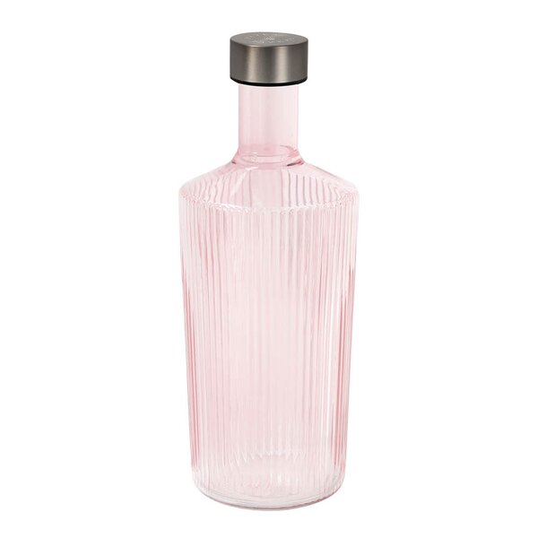 Paveau Ribbed Elegance flaske Pink 1,25L rosa