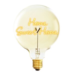 Elements Lighting MITB lyspære LED 17 cm Home Sweet Home ravfarget