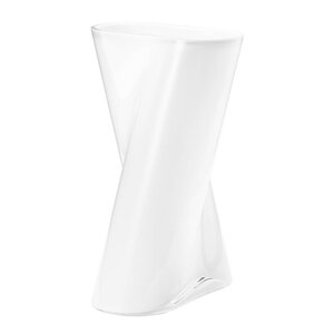Georg Jensen Lituus vase medium 24 cm hvit/klar