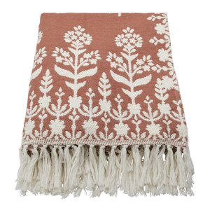 House Doctor Mazzo pledd i bomull 200x150 cm brun