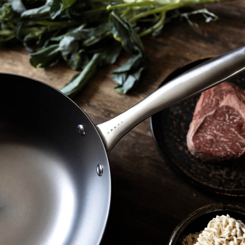 Satake Pure Pan wok 28 cm støpejern nitrering