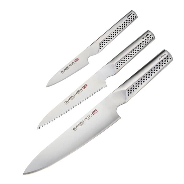 Global - Ukon knivsett 3 deler GU-01, GUS-22, GUF-30