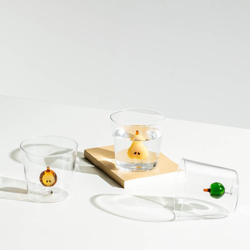 Ichendorf Milano Fruits & Flowers vannglass 39 cl pære
