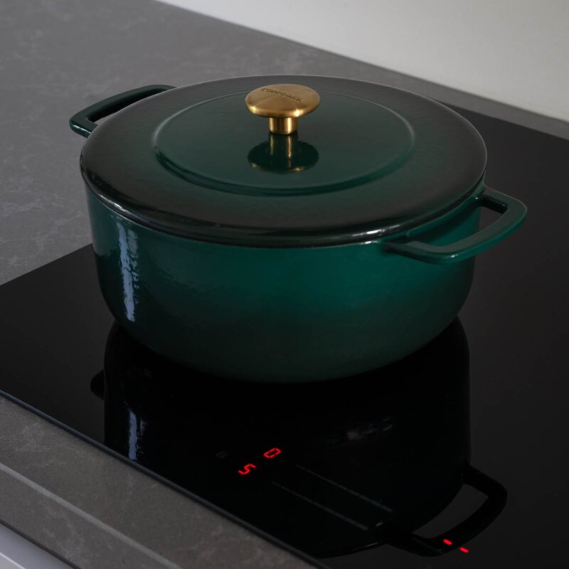 Combekk Støpejernsgryte 24 cm 3,8L holly green