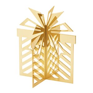Georg Jensen Jul 2025 ornament til bordet lite gull