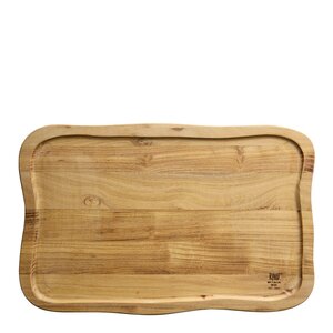 Aida RAW skjærebrett med saftrille 46x40 cm teak