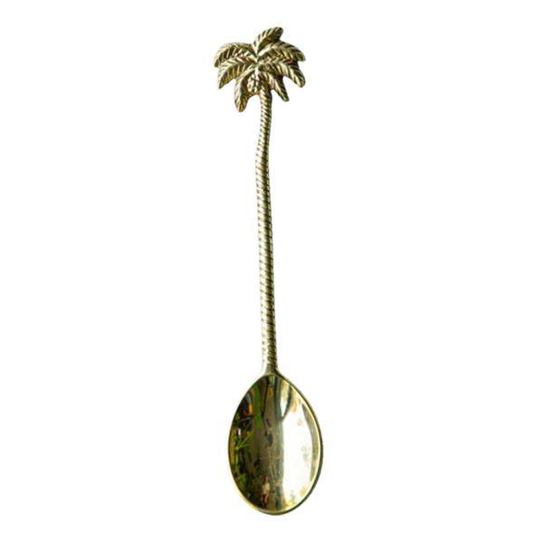 Coia – Brass Collection spiseskje palme 20 cm messing