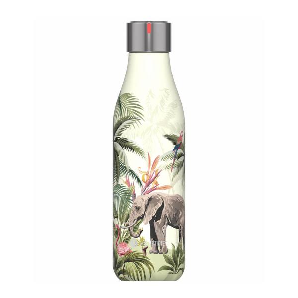 Les Artistes Bottle up design termoflaske 0,5L jungel og elefant