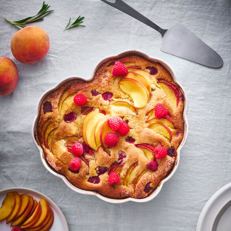 Emile Henry Madeleine ildfast form hjerte 26,5 cm 1,8L Cream