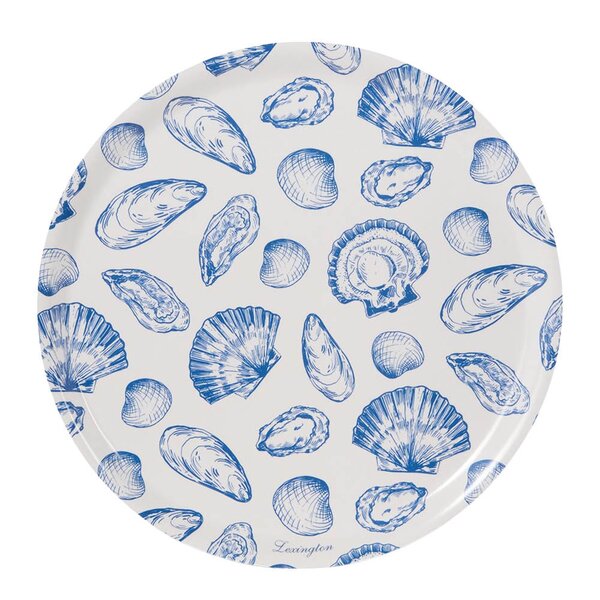 Lexington Serveringsbrett laminert dobbelsidig blå/hvit