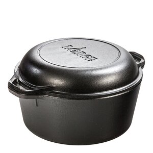 Lodge Cast Iron  Classic Collection 2 i 1 støpejernsgryte og stekepanne 4,7L /26 cm