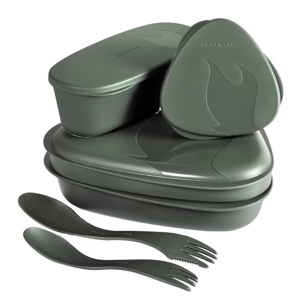 Light My Fire LunchKit 2.0 matbokssett 6 deler sagegreen