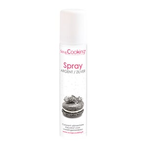 ScrapCooking Fargespray 40 ml sølv