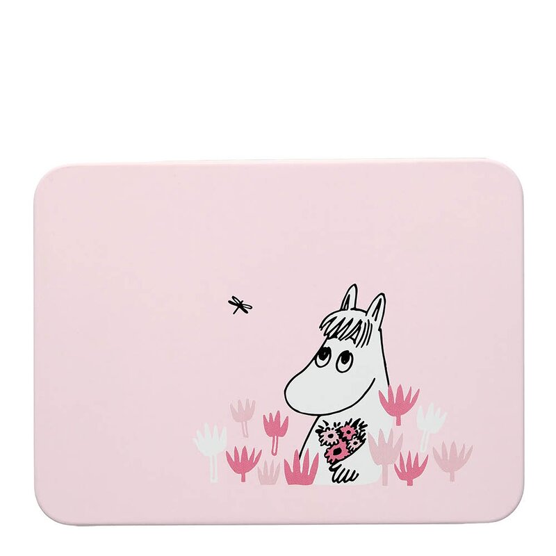 Muurla Mummi metallboks Jenter 14,5x10,5 cm rosa