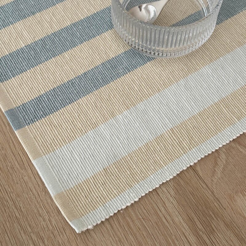 Stelton Vibeke Klint bordbrikke bred stripe 33x48 cm blue