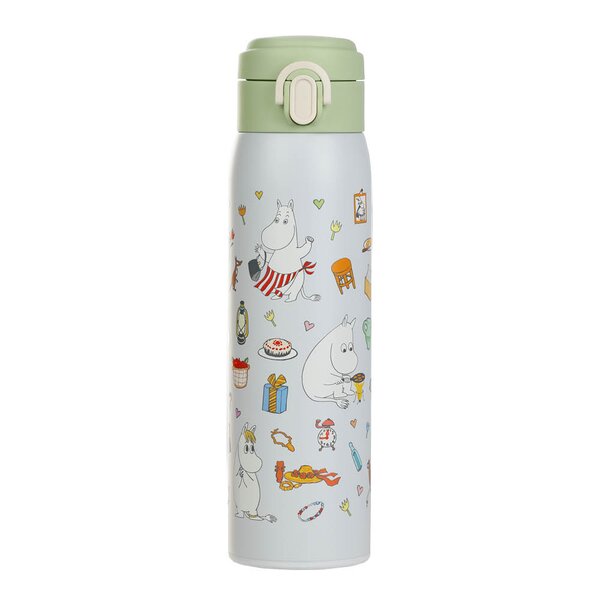 Moomin Mummi termos 0,48L Mummifamilien lyseblå