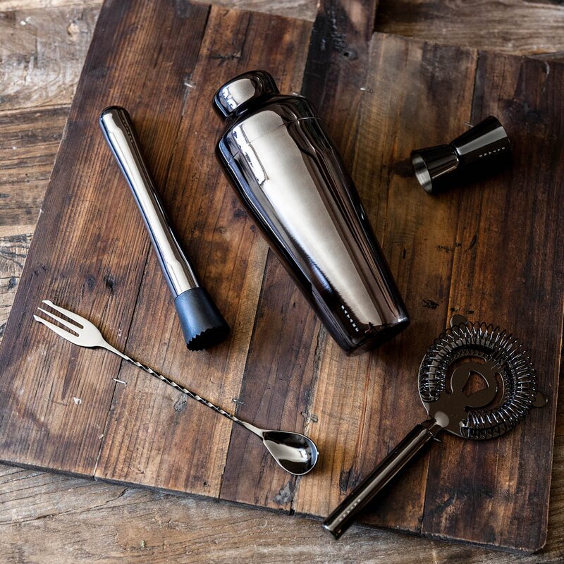 Satake Barsett 5 deler gunmetal