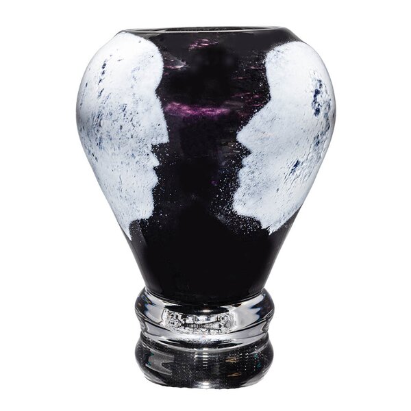 Magnor - Vi M&oslash;tes vase 18 cm svart