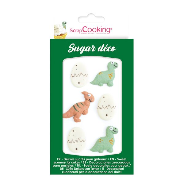 ScrapCooking Kakepynt dinosaur 80 g multi
