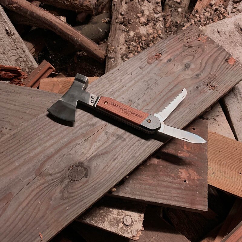 Gentlemen-s Hardware Overlevelsekit i boks oransje