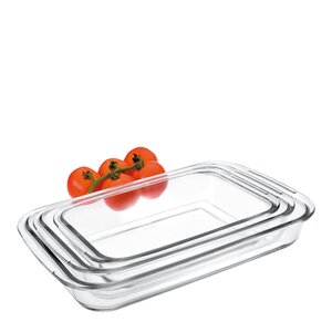 Ibili Ildfast form sett 3 stk glass