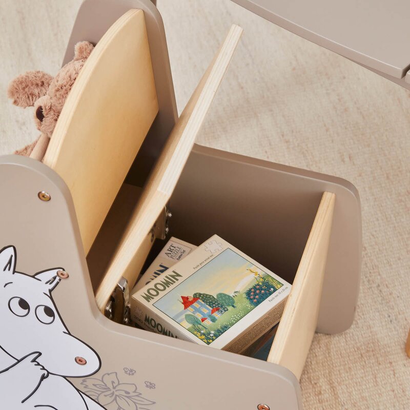 Barbo Toys Mummi oppbevaringstol 45x33x48 cm beige
