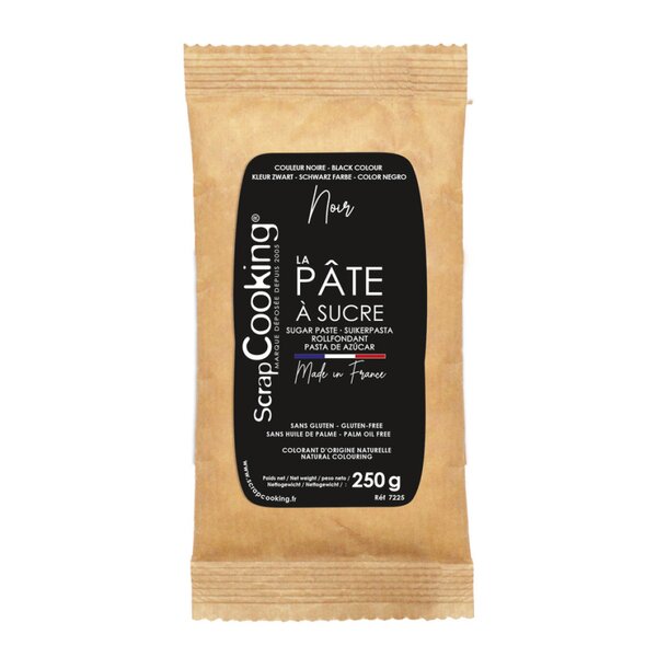 ScrapCooking Fondant 250 g svart