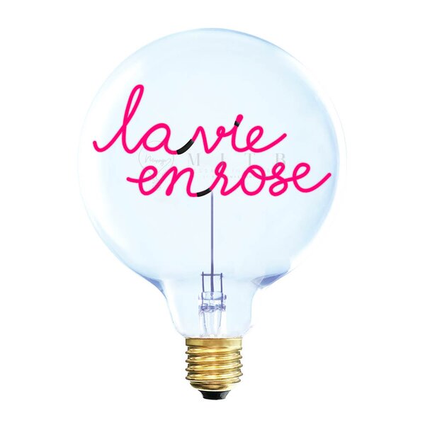 Elements Lighting MITB lyspære LED 17 cm La Vie En Rose rød