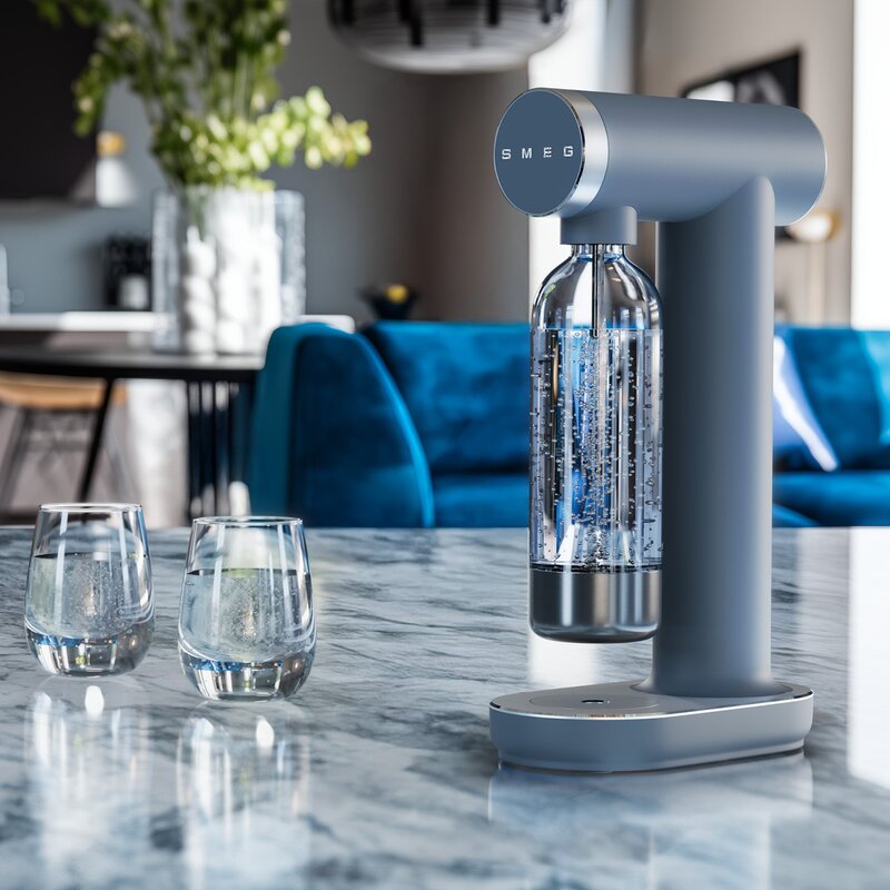 SMEG Collezione SKC01 kullsyremaskin 0,8L storm blue