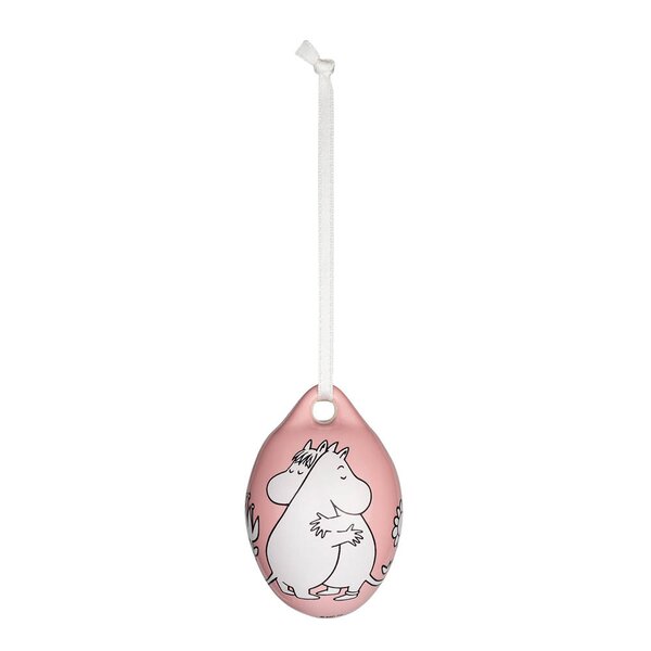 MoominArabia Mummi påskeegg 6,7 cm Kjærlighet rosa