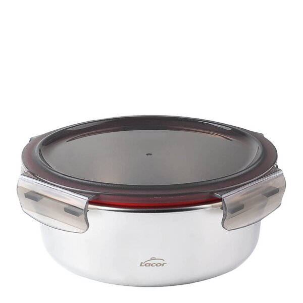 Lacor Matboks i stål med tett lokk 1,5L 20,5x7,6 cm