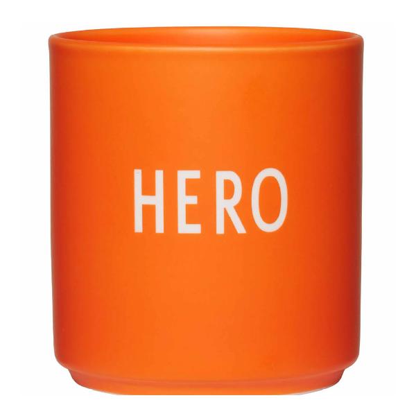 Design Letters Favourite Fashion colour kopp HERO oransje