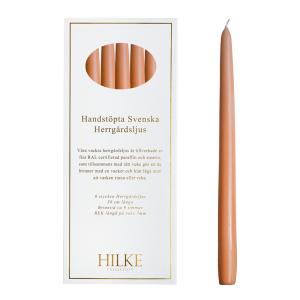 Hilke Herregårdslys 30 cm 6 stk aprikos