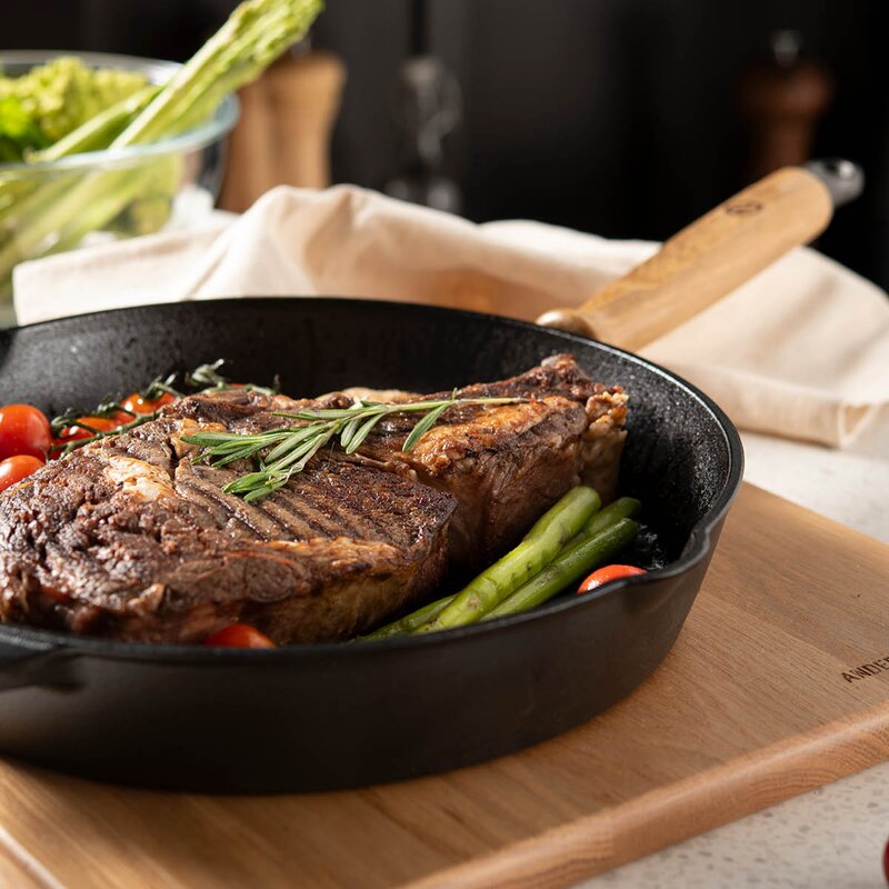 Anders Petter Stenfors grillpanne 28 cm støpejern